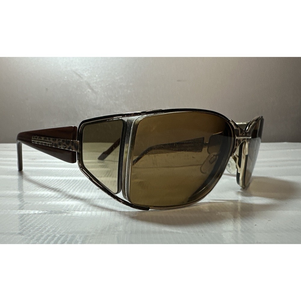 Vintage Cazal 954 Sunglasses FRAMES 529 Brown Leopard  Black Wrap J595